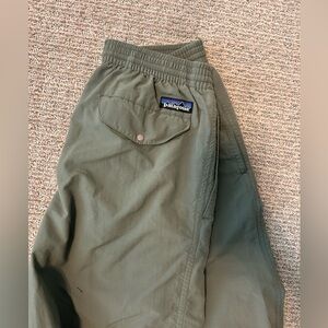 Vintage Patagonia Green Nylon Elastic Pants Size small